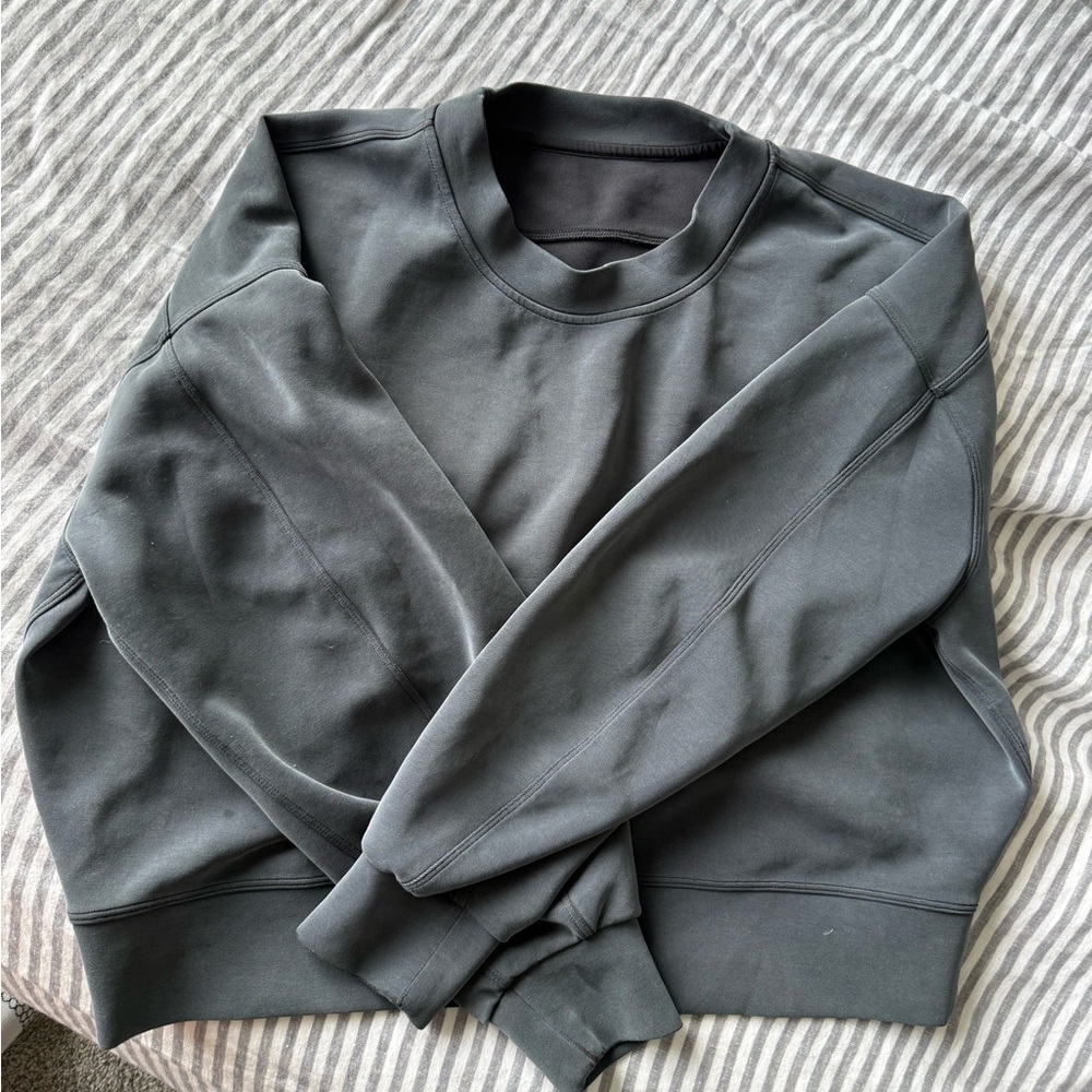 Lululemon Gray Softstreme Crewneck